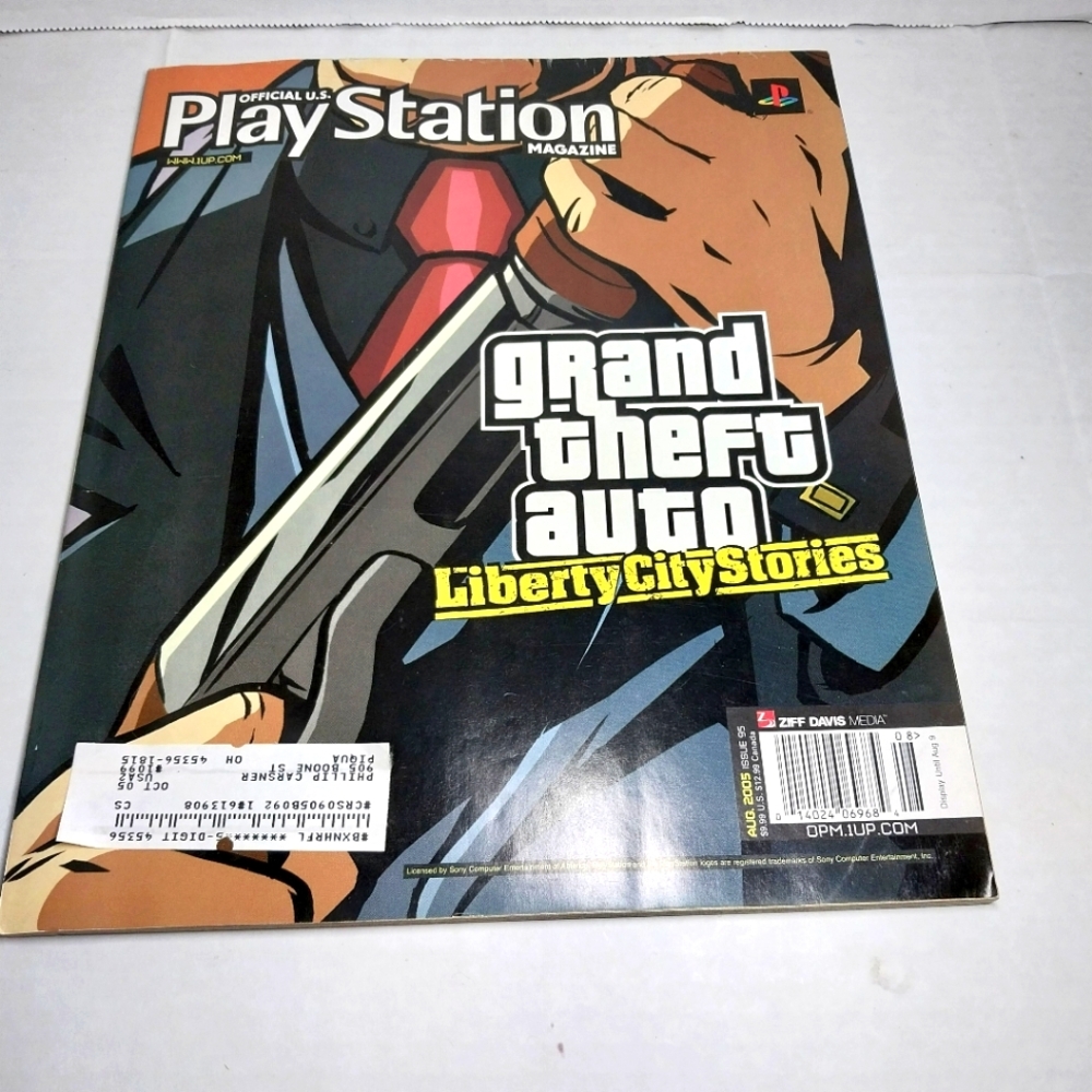PSM Playstation Magazine #95 Aug 2005 Grand Theft Auto Liberty City Stories